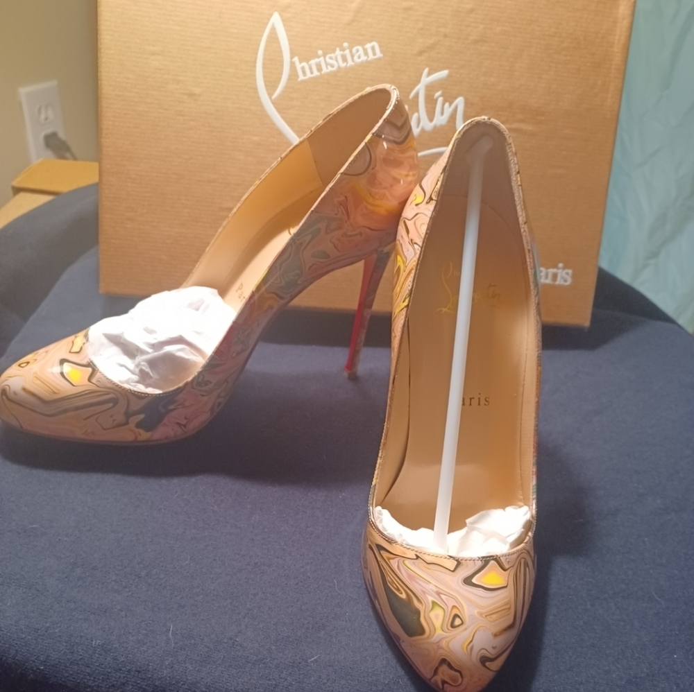Christian Louboutin Dorisima Marbled Pump